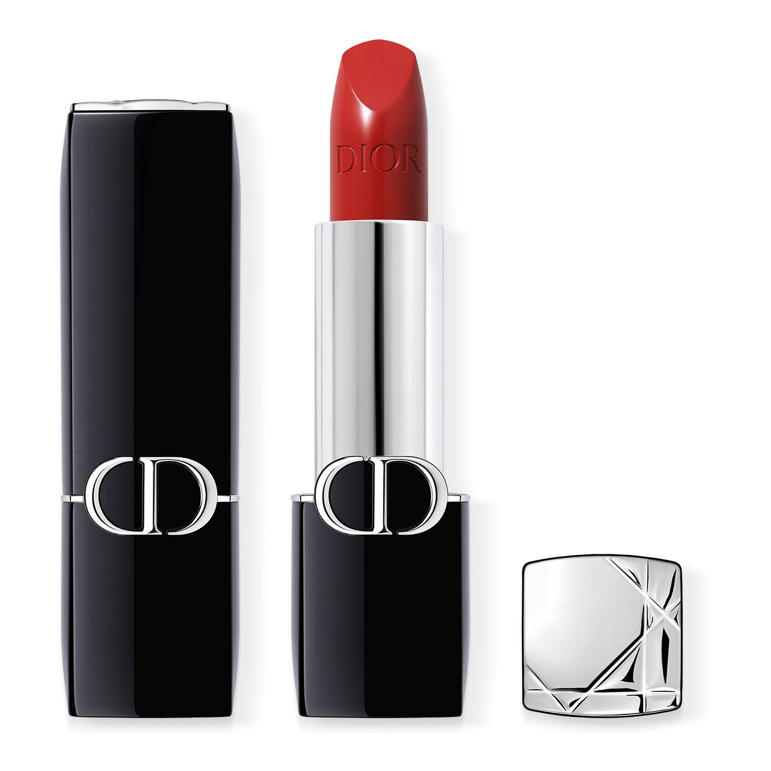 Dior Rouge Dior Satin dlouhotrvající rtěnka - hydratační květinová péče o rty - 743 Rouge Zinnia 3,5 g koupíte na Sephora.cz