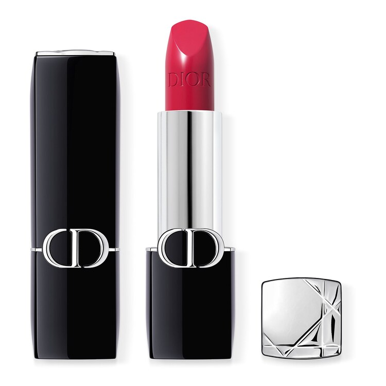Rouge Dior - Rossetto a Lunga Tenuta, Trattamento Floreale Idratante, 2 Finish