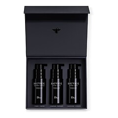Sauvage Skincare Ritual Kit - Gel de curățare, Loțiune tonică și Ser, DIOR