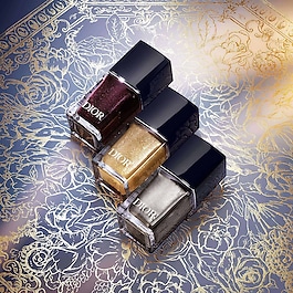 Dior Vernis - Top Coat Nail Polish - Golden Pearly Pigments - Glittery Finish