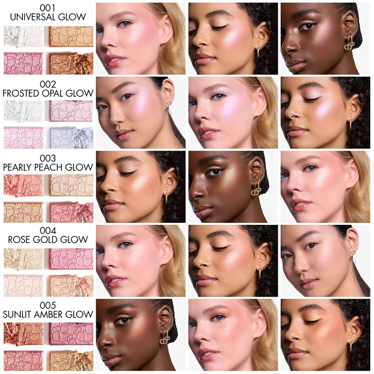 Dior Backstage Glow Maximizer Palette -  Iluminadores y colorete multiusos