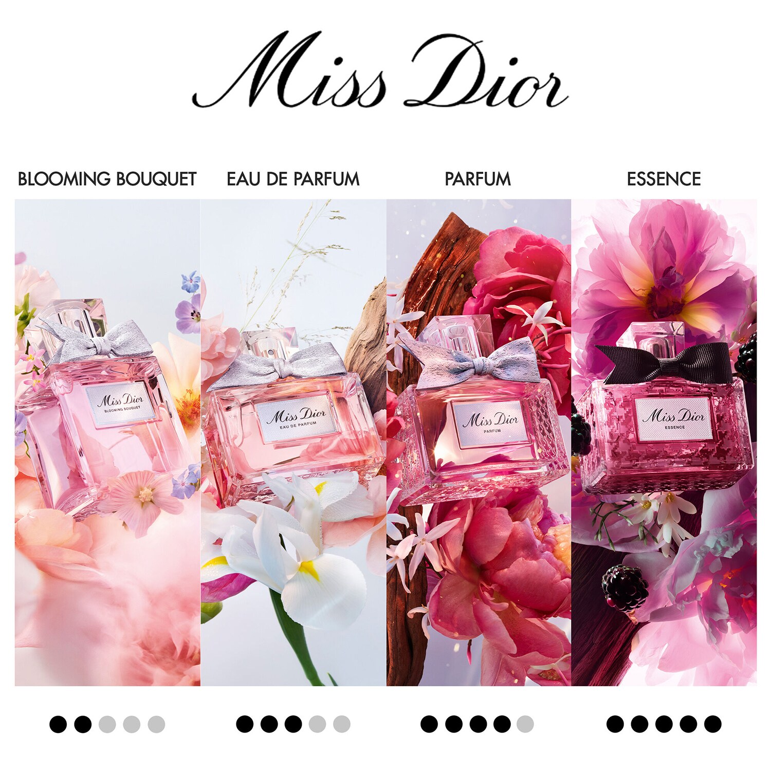 Miss Dior - Eau de Parfum - notes fleuries et fraîches - nœud couture 