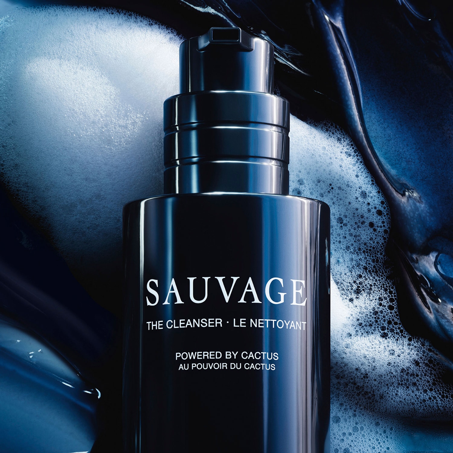 Sauvage The Cleanser - Face Cleanser for Men Black Charcoal and