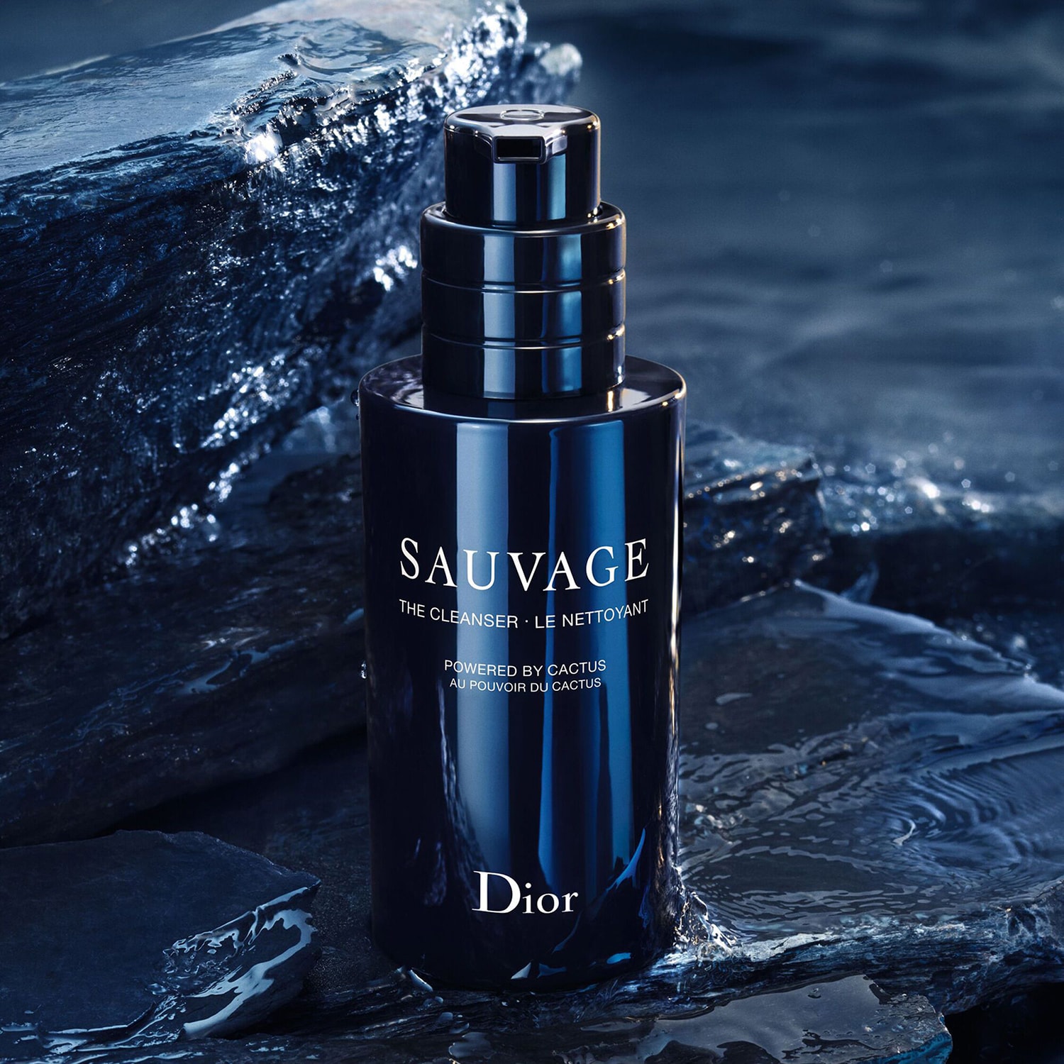 Sauvage The Cleanser - Face Cleanser for Men Black Charcoal and