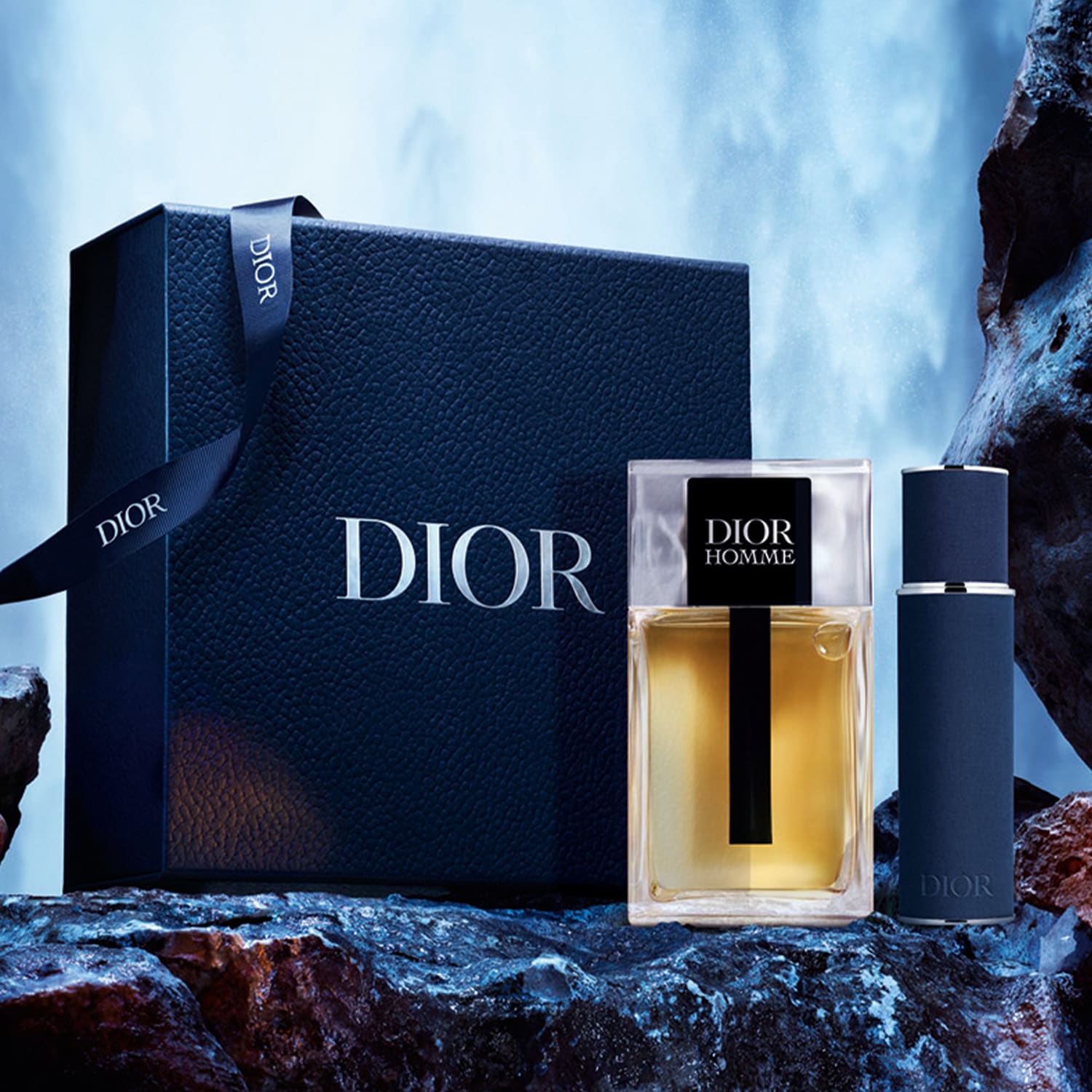 Coffret Dior Homme édition limitée - Eau de toilette et vaporisateur de ...
