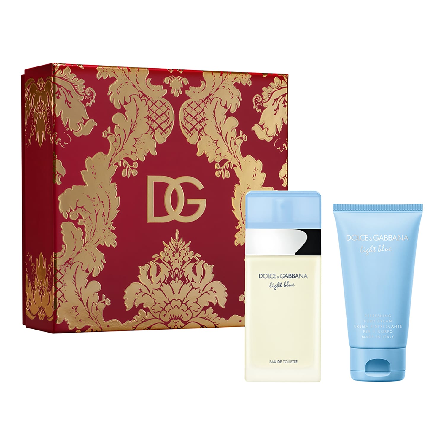 2個セットDolce & Gabbana Light Blue 50/100ml Dolce & Gabbana Light Blue Set N/A 100Ml Dla Pań - opinie i