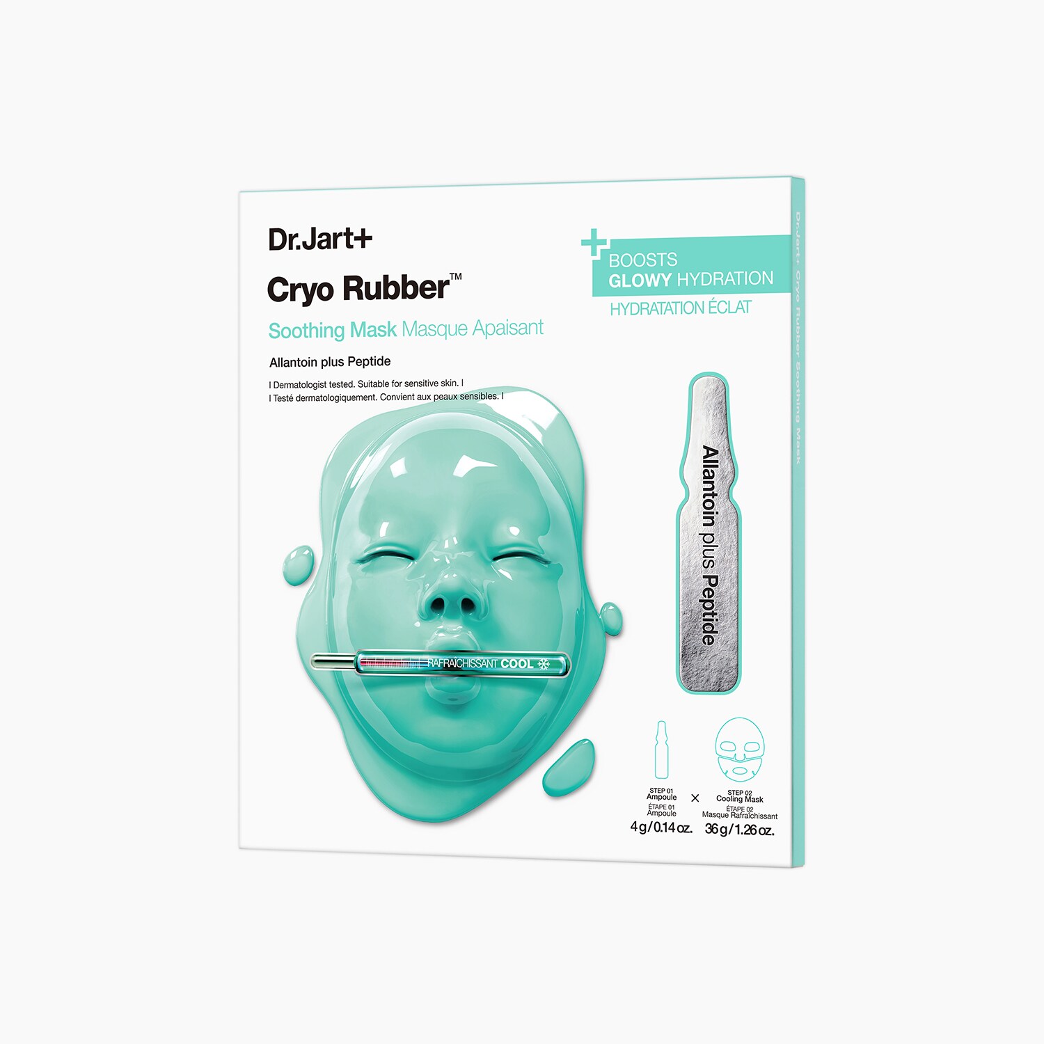 Dr. Jart+ Cryo Rubber™ Soothing Mask intenzivní hydrogelová maska se zklidňujícím účinkem 40 g