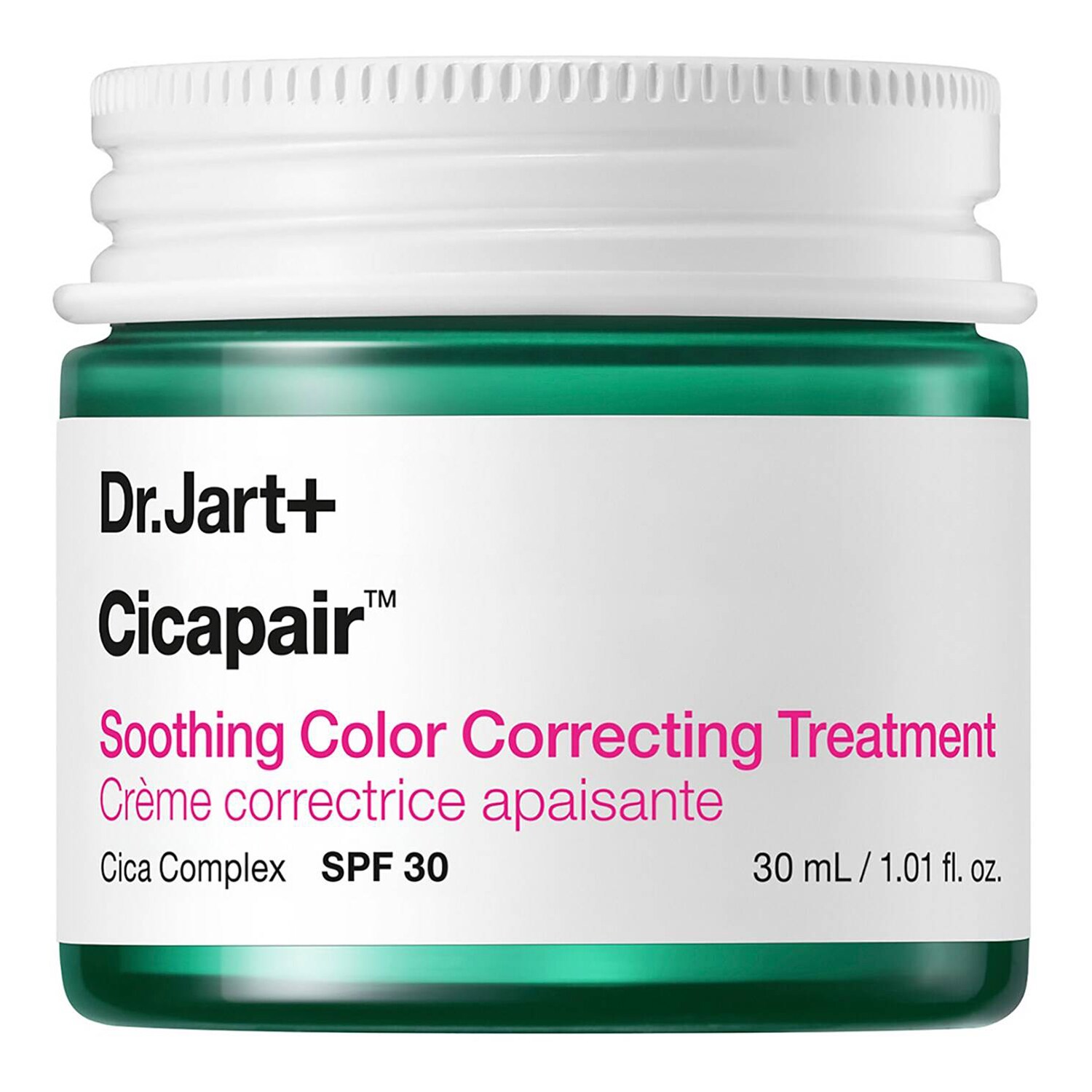 DR.JART+ - Cicapair™ Soothing Color Correcting Treatment SPF 30 - Krém proti zarudnutí