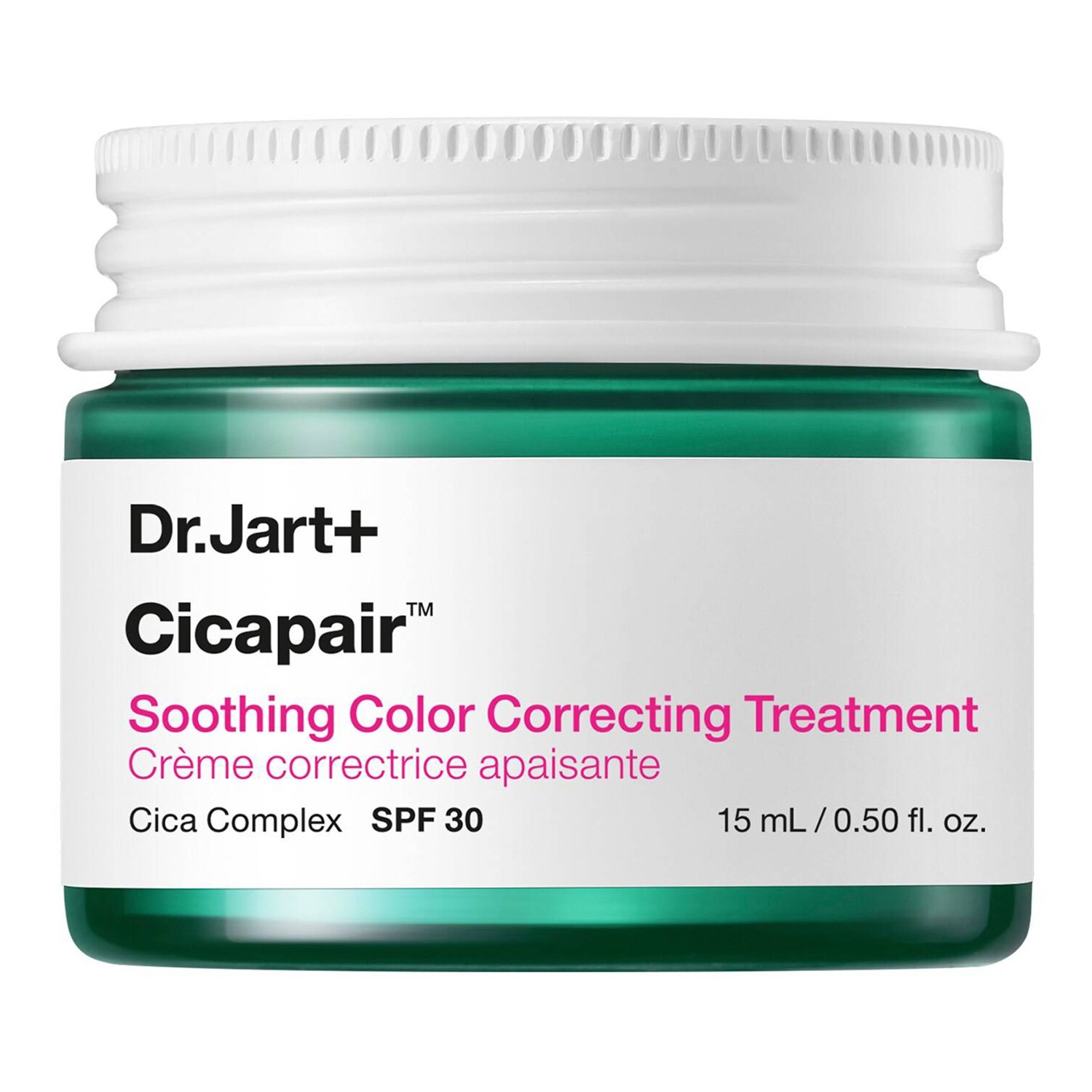 DR.JART+ - Cicapair™ Soothing Color Correcting Treatment SPF 30 - Krém proti zarudnutí