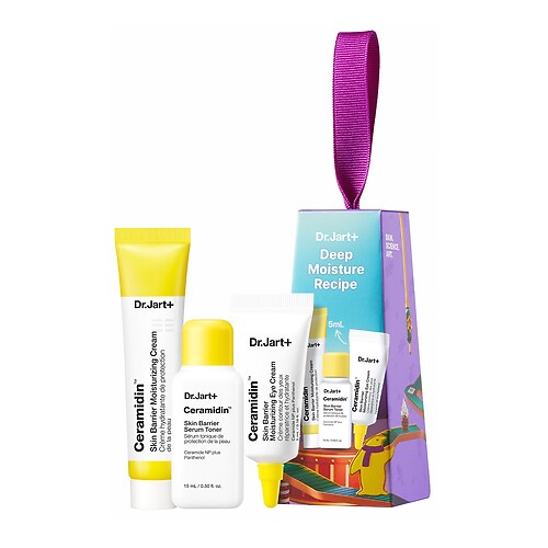 Dr.jart+ - Holiday Set Ceramidin Deep Moisture Recipe - Zestaw Do Pielęgnacji Twarzy - 15 ml + 15 ml + 5 ml - Dla Kobiet