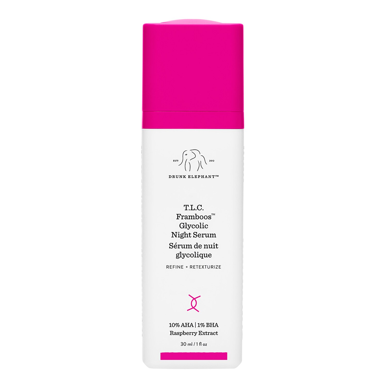 DRUNK ELEPHANT - T.L.C. Framboos Glycolic Night Serum - Noční Sérum