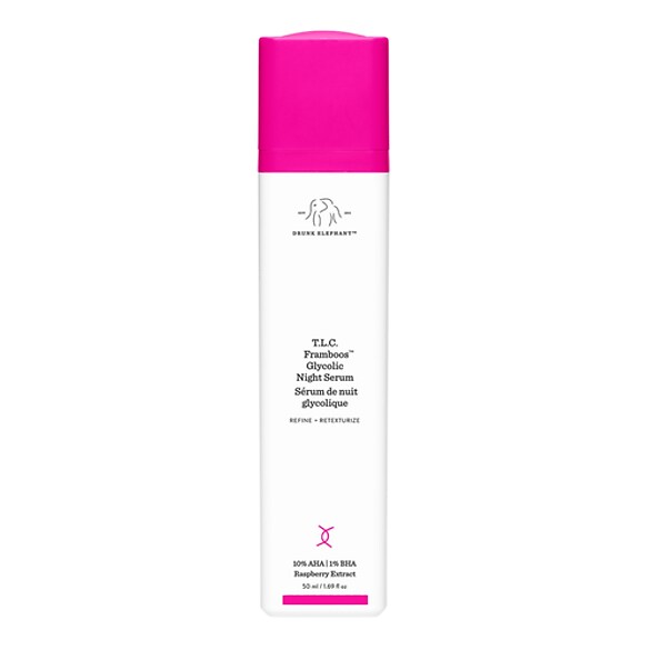 T.L.C. Framboos™ Glycolic Night Serum - Siero Notte Con Acido Salicilico, DRUNK ELEPHANT