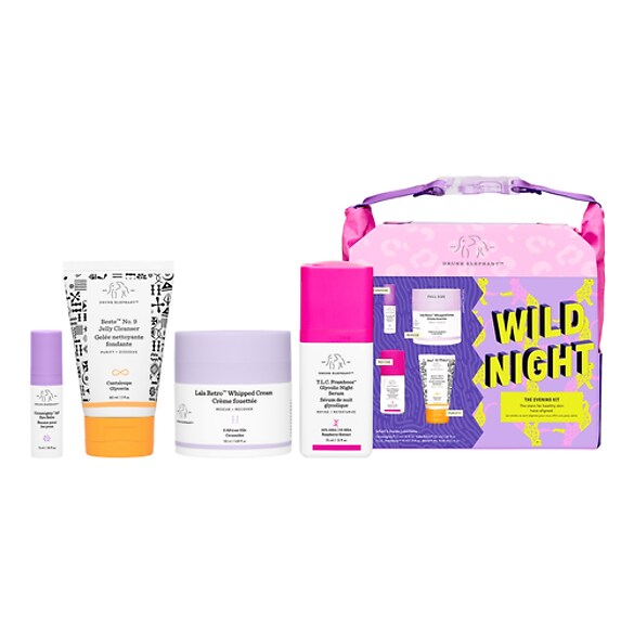 Wild night : the evening kit Face care kit for night skincare routine, Drunk Elephant