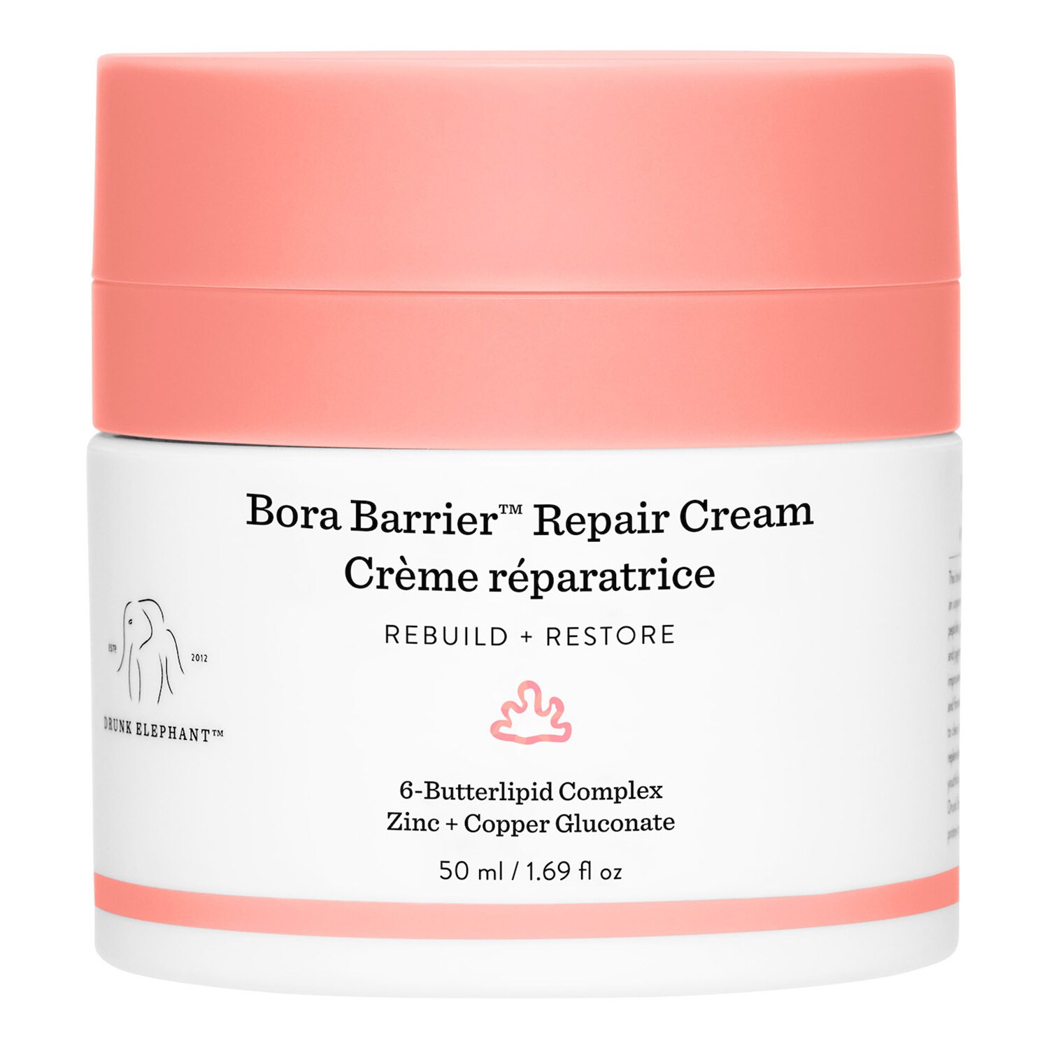 DRUNK ELEPHANT - Bora Barrier Repair Cream – Pleťový krém bohatý na lipidy a ceramidy