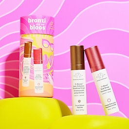 Bronzi and the bloos™ - Set per la cura del viso con siero bronzer e rosato