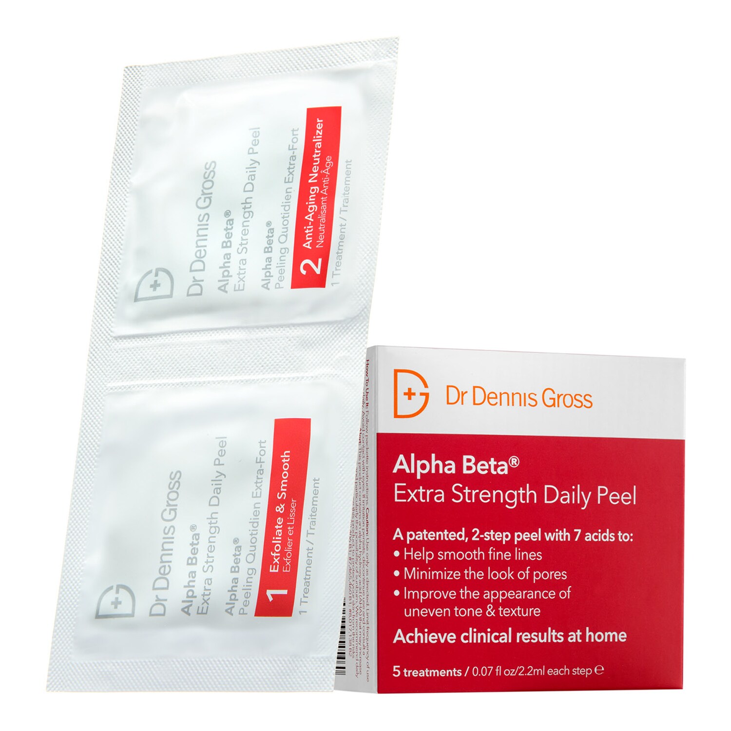 DR DENNIS GROSS - Alpha Beta® - Každodenní peeling s intenzivním složením