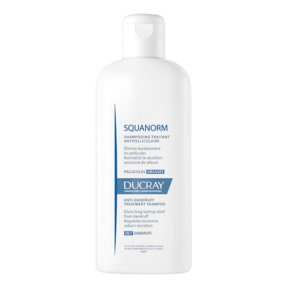 Squanorm - Shampooing traitant antipelliculaire - Pellicules grasses, DUCRAY