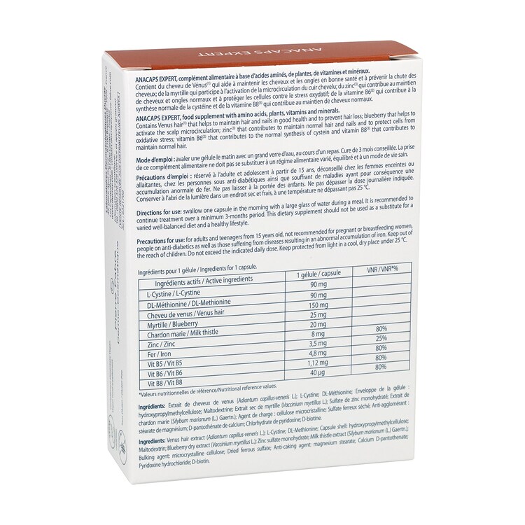Anacaps expert - Chute de cheveux chronique