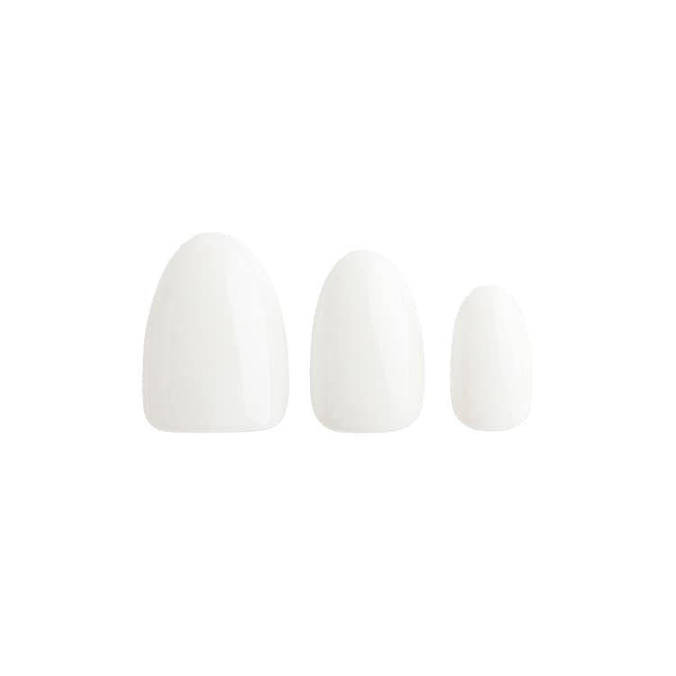 Coconut Milk, Short Almond - Instant Pro Press-on Manicure
