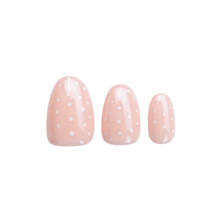 Glazed Polka, Short Almond - Instant Pro Press-on Manicure