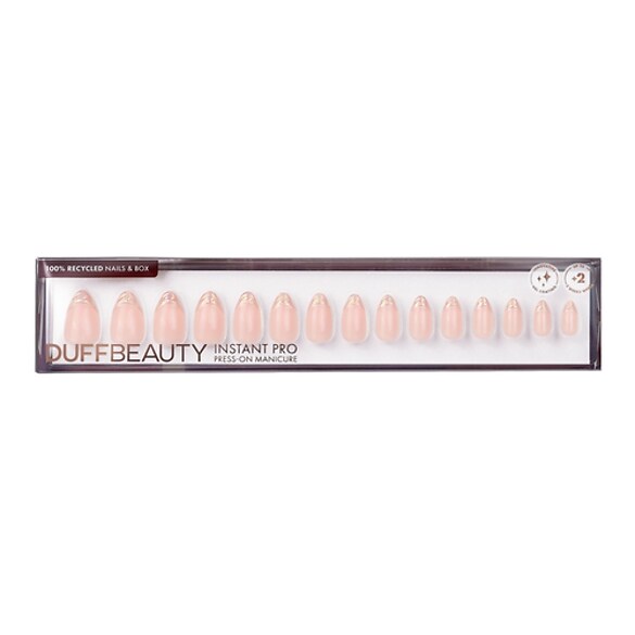 Instant Press-On - French Fairy, Medium Almond, DUFFBEAUTY