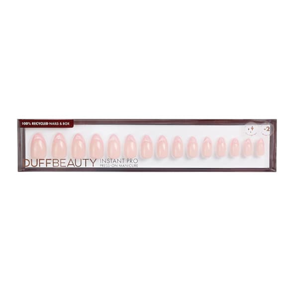 Pink Wave, Medium Almond - Press-on naglar, DUFFBEAUTY