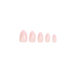 Pink Wave, Medium Almond - Press-on naglar
