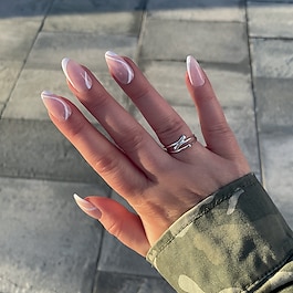 Milky Swirl - Instant Pro Press-On Manicure