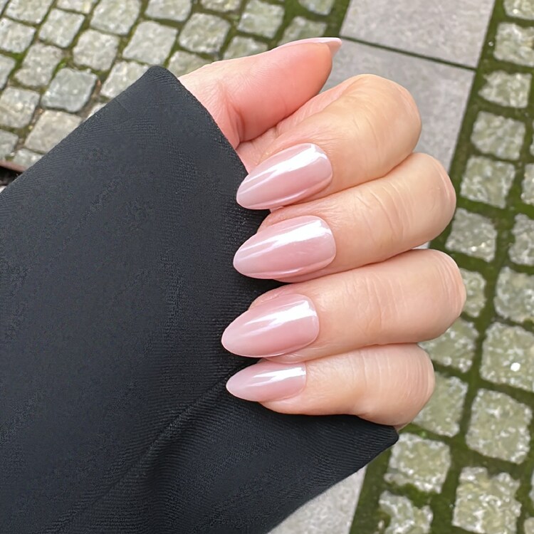 Glazed Donut, Medium Almond - Press-on-Nägel