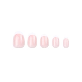 Classic French, Short Almond - Instant Pro Press-on Manicure
