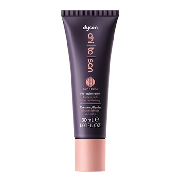 Chitosan - Crema pre-style , Capelli ricci o molto ricci Formula nutriente, mini, DYSON
