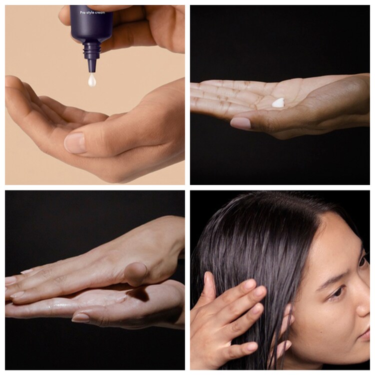 Chitosan - Crema de peinado rica para cabellos liso a ondulado - Mini 