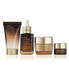 Advanced Night Repair Holiday Skincare Set - The Lift + Glow Routine 