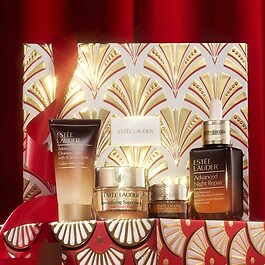 Advanced Night Repair Holiday Skincare Set - The Lift + Glow Routine 
