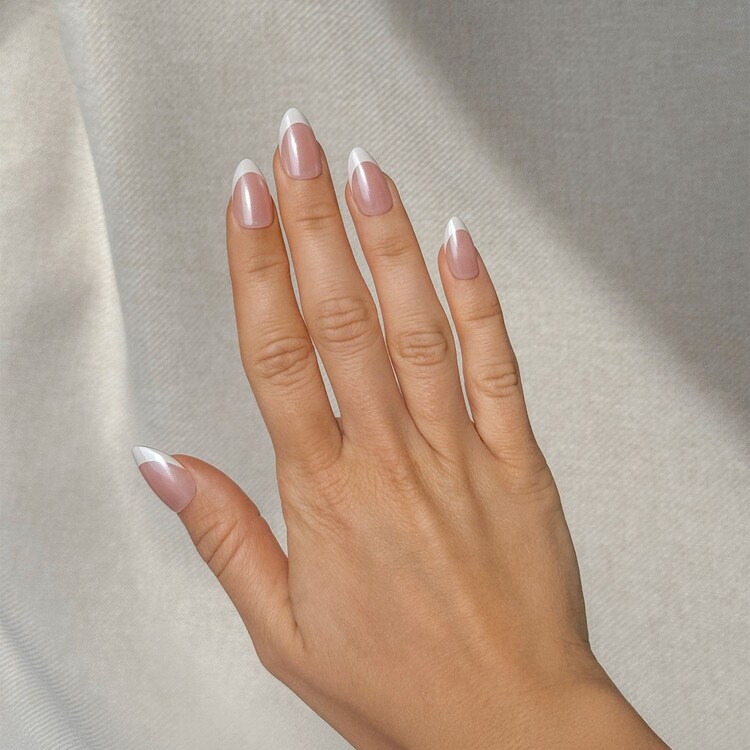 French Glazed, Medium Almond - Press-on negle