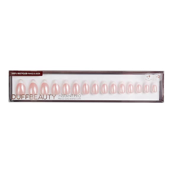 French Glazed, Medium Almond - Press-on naglar, DUFFBEAUTY