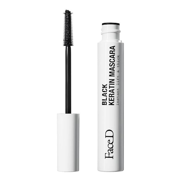 BLACK KERATIN MASCARA _ Instant lift and thick - Mascara , FACE D