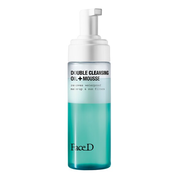 Face D - Doppia Detersione Olio + Mousse - Detergente - skincare Double Cleansing Oil + Mousse - Donna