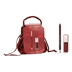 Chocolate Cherriez - Set de 2 produse esentiale pentru buze + husa, Fenty Beauty