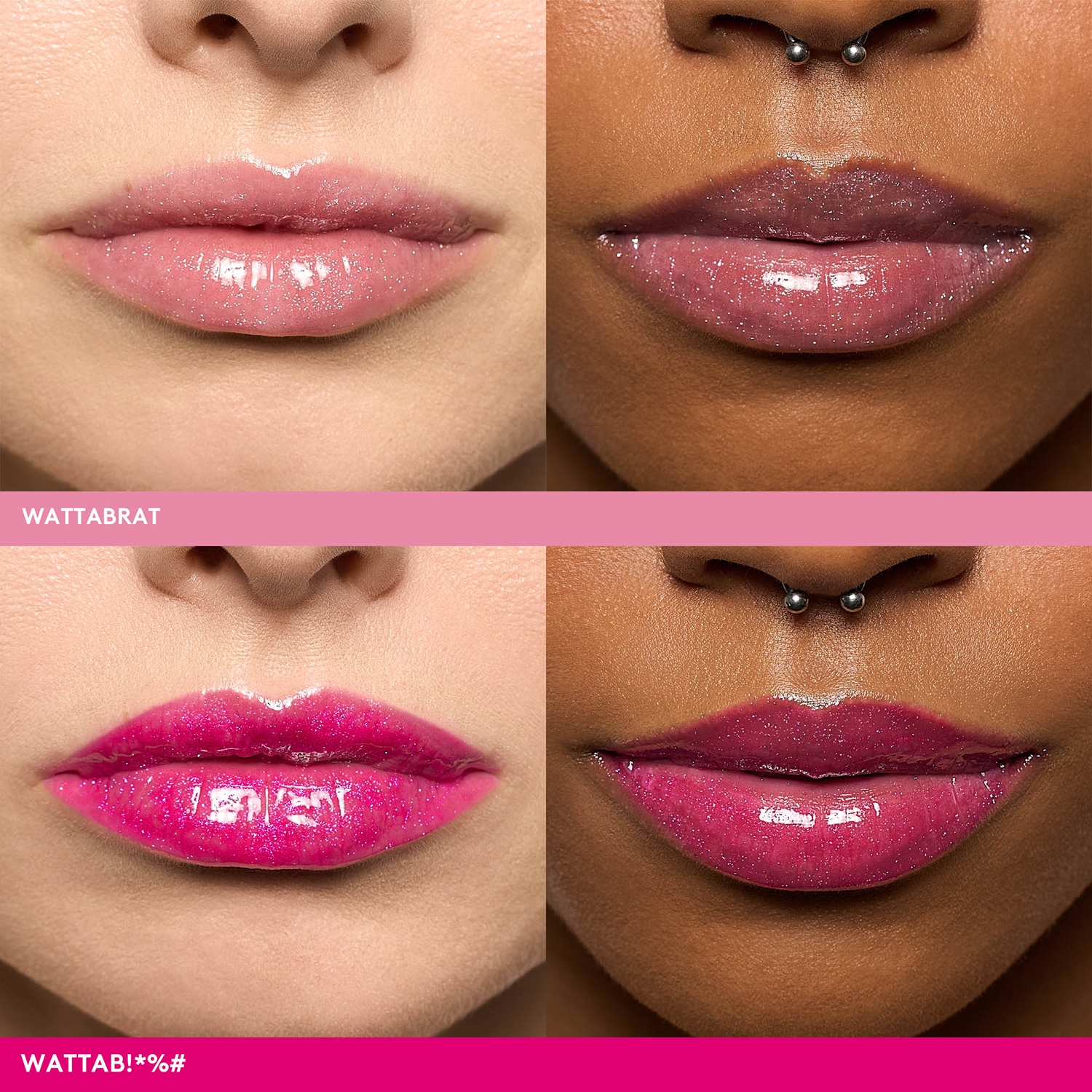 FENTY BEAUTY GLOSS BOMB Wattab リップグロス WATTABRAT Gloss Bomb - Luciu de buze stralucitor, cu sclipici