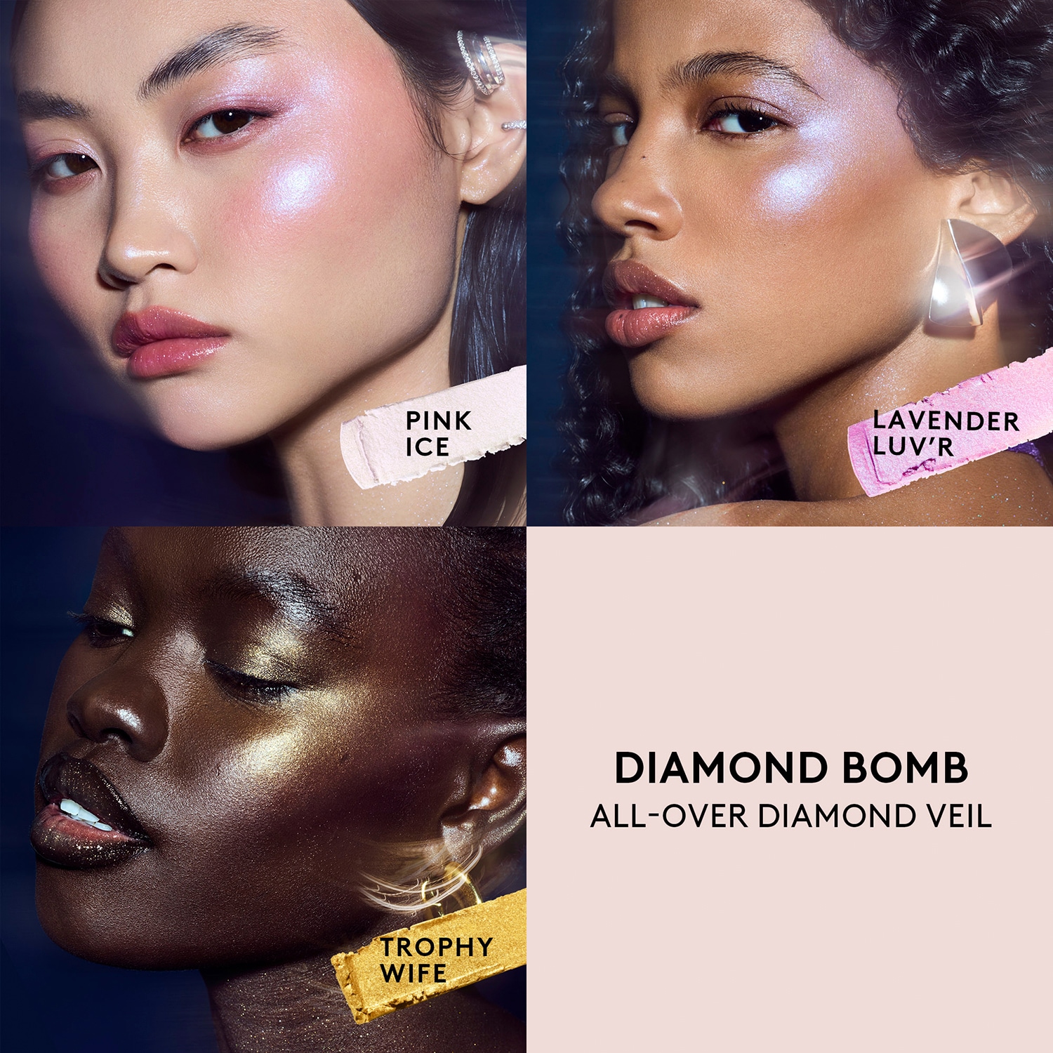 フェイスカラー FENTY BEAUTY DIAMOND BOMB HOW MANY? Fenty Beauty Diamond Bomb All-Over Diamond Veil