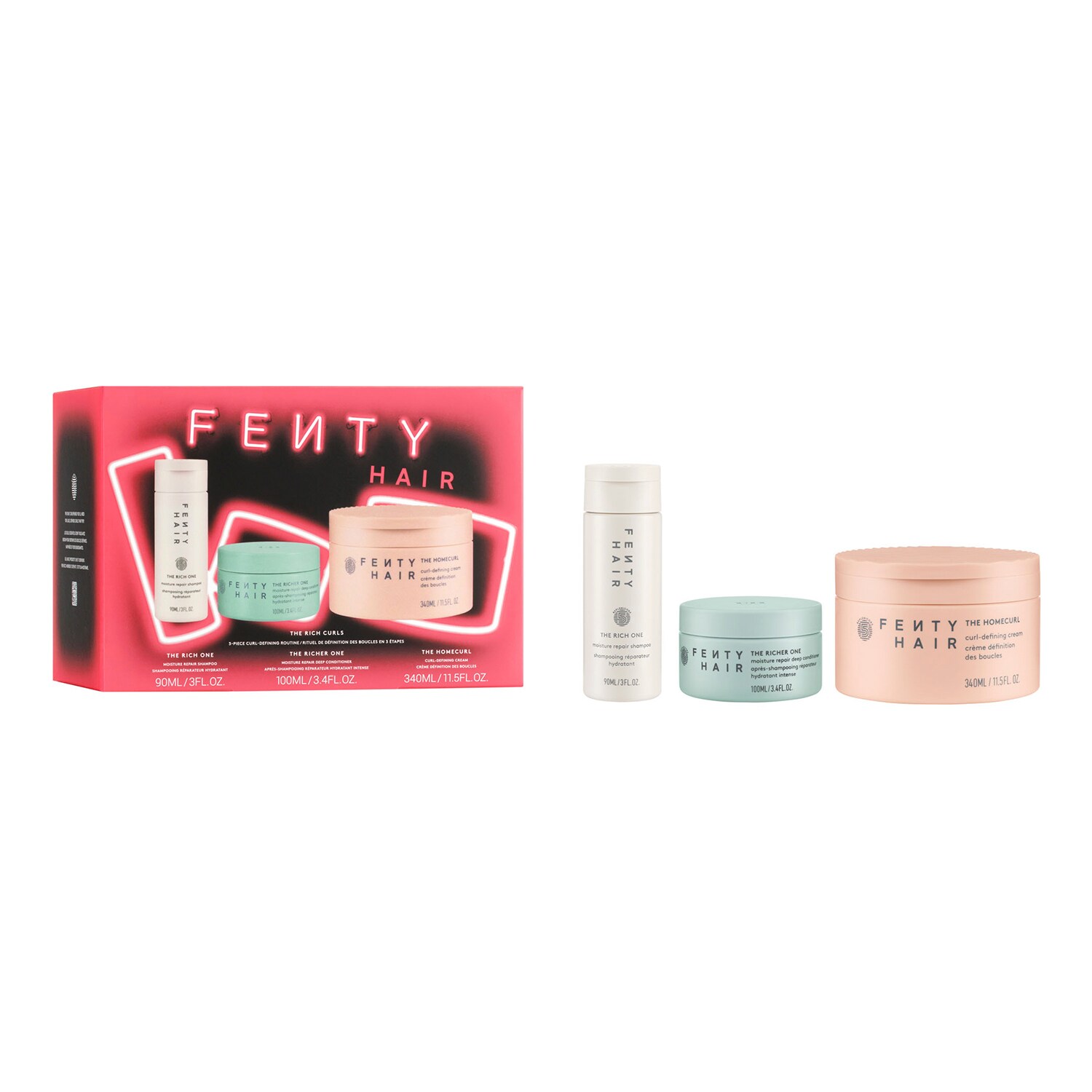 FENTY HAIR - Curly Styling Routine Set - Sada na vlasy