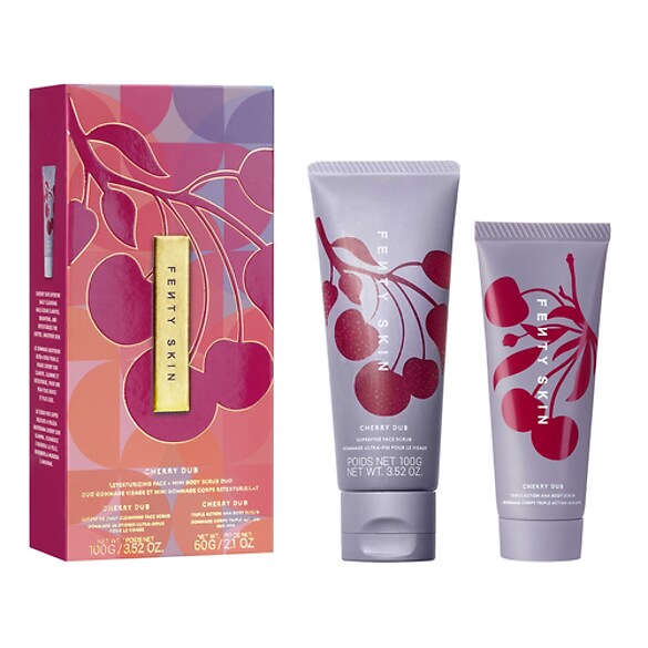 Cherry Dub Duo - Exfoliant pentru fata si corp, Fenty Skin