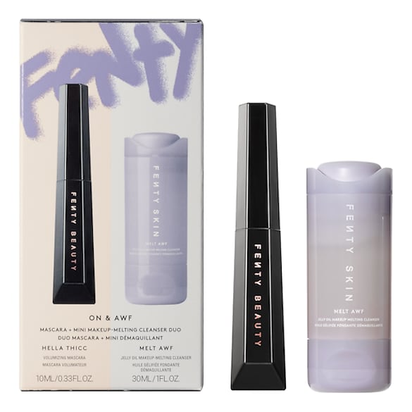 On & Awf Mascara + Mini Makeup-Melting Cleanser - Set rimel si demachiant, Fenty Skin