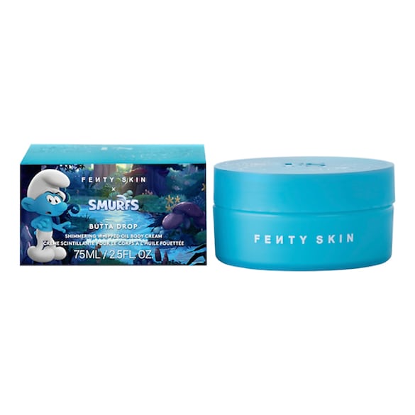 Mini Butta Drop Smurf - Crema corpo scintillante idratante all'olio emulsionato, FENTY SKIN