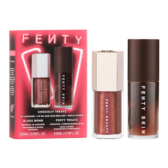 Chocolit Treatz Lip Luminizer + Lip Oil Duo, FENTY SKIN