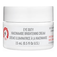 Eye Duty Niacinamide Brightening Cream - Crema illuminante, FIRST AID BEAUTY
