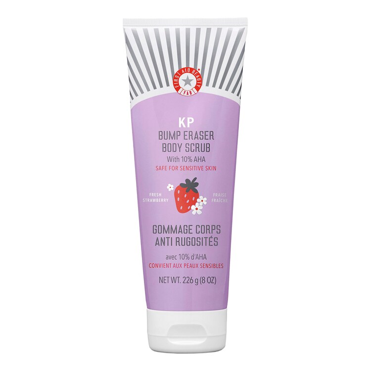 KP Body Scrub Strawberry - Bodyscrub med AHA Jordbærduft Omgående virkning