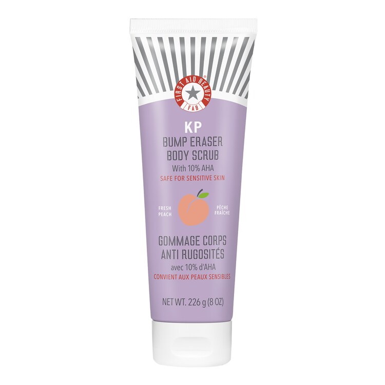 KP Body Scrub with 10% AHA, Fresh Peach - Scrub corpo con AHA, pesca fresca