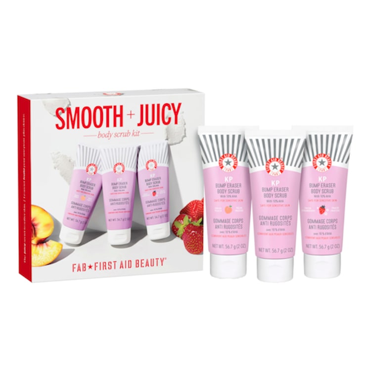 Smooth + Juicy Scrub Kit - Kit gommage corporel contre la kératose pilaire
